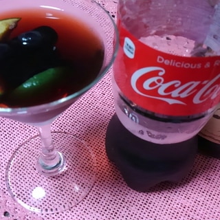 【コカ・コーラ】とワインとフルーツのカクテル＊